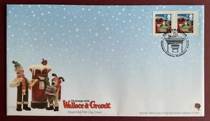 FDC Royal Mail 2010 Navidad Wallace y Gromit Folleto Estampillas - Ref A116 - Imagen 1 de 1