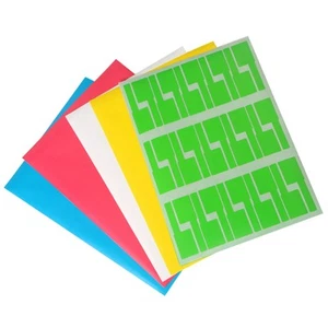 15 Pcs Netzwerkkabel -Etikettaufkleber Einfarbige Schreibwarenaufkleber - Photo 1/12