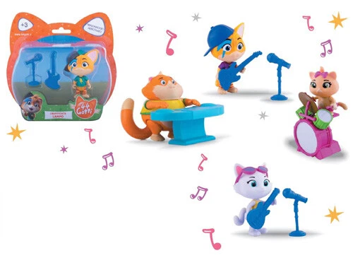 44 GATTI I BUFFYCATS Personaggio 8 cm con accessori by SMOBY - Immagine 1 di 1