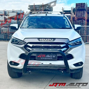 Nudge Bar 3" Black Steel Grille Guard to suit Isuzu MUX MU-X 2020+ MY21 - Picture 1 of 8