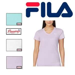 FILA Ladies' V-Neck Tee | D12 - Picture 1 of 19