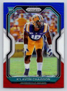 2020 Panini Prizm Prizms Red White and Blue #352 K'Lavon Chaisson (ref 187049) - Picture 1 of 2