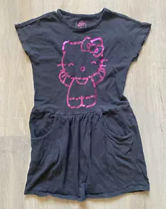 Girl's Hello Kitty Old Navy T Shirt Dress Gray Size S - Picture 1 of 5