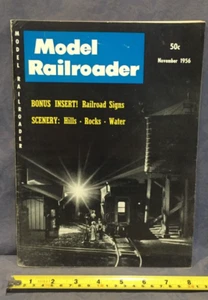 Model Railroader November 1956 Scenery: Hills - Rocks - Water - Picture 1 of 4