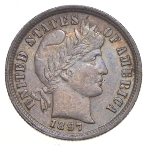 1897 Barber Dime *3866 Cover