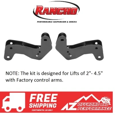 Rancho Front Control Arm Correction Drop Brackets For 18-24 Jeep Wrangler JL JLU - Image 1 of 4