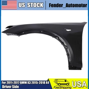Front Left Driver Side Fender Panel For 2011-2017 BMW X3 2015-2018 X4 - Picture 1 of 12