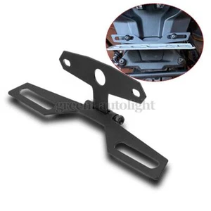 Motorcycle Fender License Plate Holder Bracket Mount Rear Tail Light Dirt Bike - Picture 1 of 8