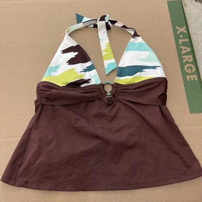 2 Bamboo Womens Tankini swim top size extra small - Image 1 of 3