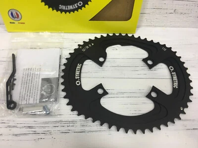 Osymetric FC-R9100 BCD 110mm 4 Bolt 54T Outer Bicycle Chainring (Black) - Image 1 of 3