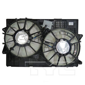 Dual Radiator and Condenser Fan Assembly TYC 623890 fits 14-20 Jeep Cherokee