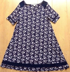 Monsoon Short Sleeve Dress Ladies Flora Summer Size UK 10 EUR 38 - Picture 1 of 10