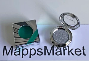 NIB MAC Shiny Pretty Things Eyeshadow in JUST CHILLING (Grey w/ Silver Sheen) - Picture 1 of 9
