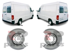 PAAR SET BREMSSTAUBSCHUTZBLECH HINTEN FÜR VOLKSWAGEN LT SPRINTER 1996-2005  - Bild 1 von 8