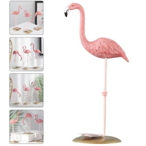 Flamingo Ornament Cute Flamingo Resin Flamingo Figurine Decor Wedding Ornament - Picture 1 of 12