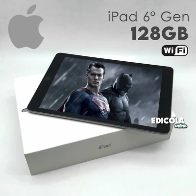 Tablet Apple iPad 6a Generazione Display 9.7 Pollici 128gb Usato Grigio 6th WiFi - Immagine 1 di 4