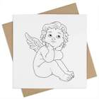 'Daydreaming Angel' Greeting Cards (GC041605)