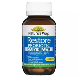 Nature's Way Restore Probiotic Daily Health 90 Capsules - Picture 1 of 3