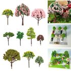 Flower Tree Cluster Miniature Garden Decor Decoration Crafts Fake Tree Model