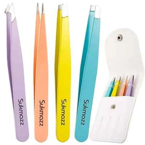 Sukmazz Tweezers for Eyebrows,Eyebrow Set Ingrown Multi-color - Picture 1 of 5