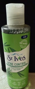 St. Ives Acne Control Daily Cleanser Oil Free Salicylic Acid Tea Tree Oil 6.4oz - Picture 1 of 3