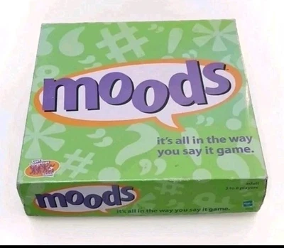 Moods Word Board Game By Hasbro 2001 Complete - Image 1 of 2