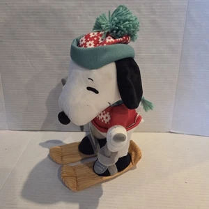 2023 Hallmark Peanuts Ski Lodge Snoopy Plüschtier Stofftier Weihnachten NEU - Bild 1 von 4