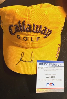 NUEVA GORRA DE GOLF CALLAWAY AUTOGRAFIADA POR ANNIKA SORENSTAM FIRMADA POR PSA/DNA Foto 1 de 4