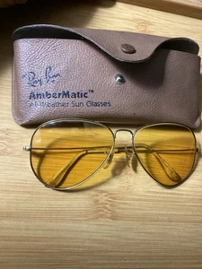 Vintage Ray Ban Aviator/ Shooter Glasses - Picture 1 of 11