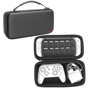 Schutz-Hülle Tasche Hard-Case für Nintendo Switch / Lite OLED Konsole + Zubehör - Bild 1 von 6
