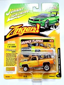 1981 Chevrolet Silverado 10 Fleet Side orange Johnny Lightning Street Freak 1/64 - Bild 1 von 3
