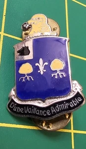 US Army 39° Reggimento Fanteria Crest Duna Sorveglianza Seconda Guerra Mondiale Spilla (S37) - Foto 1 di 2