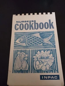 Nurses Cookbook INPAC Regional Spiral Vintage Cookbook - Picture 1 of 3