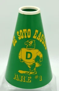 Vintage DeSoto Eagles High School Cheerleading Megaphon DeSoto Texas - Bild 1 von 5