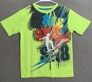 Ocean Pacific Youth Green Short Sleeve Crew Neck Pullover Graphic Shirt Medium/8 - Picture 1 of 12