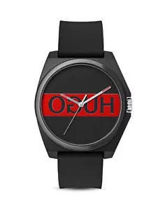 HUGO by HUGO BOSS 1520015 #PLAY Black & Red Watch 40mm - Picture 1 of 4