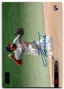2021 TOPPS STADIUM CLUB BLACK AUTO /25 LUIS GARCIA Rookie Auto /25 - Picture 1 of 2