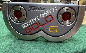 Scotty Cameron 15 Golo 6 Putter Loft 3.5° Eje de Acero Original - Imagen 1 de 10