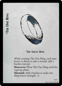 LOTR: The One Ring, The Great Ring [Mint/Near Mint] Ages End Lord of the Rings T