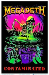 Megadeth - Contamination Blacklight Poster 23" x 35" - Picture 1 of 8