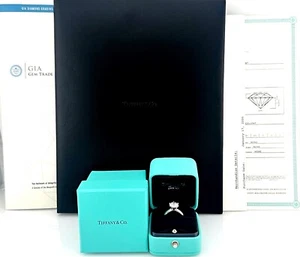 Tiffany & Co Platinum Round Diamond Engagement Ring  2.29 cts I VS1 - Picture 1 of 16