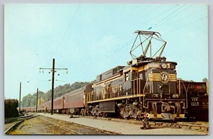 Postcard: Virginian 132 Train, Roanoke VA, Chrome, Unposted - Picture 1 of 2