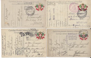 ITALIA 1916-17 7 POSTALES MILITARES - ESCANEO DE DETALLES COMPLETOS #3 - Imagen 1 de 5