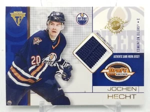 2002-03 Pacific Private Stock Titanium JOCHEN HECHT Draft Edition 2 Color Jersey - Picture 1 of 5