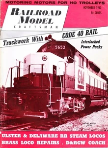 RMC 11/63 CODE 40 RAIL, ULSTER & DELAWARE STEAM, D&RGW COACH, TROLLEYS, EMD BL-2 - Picture 1 of 2