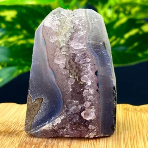 104G Natural amethyst geode quartz cluster crystal specimen healing - Picture 1 of 10