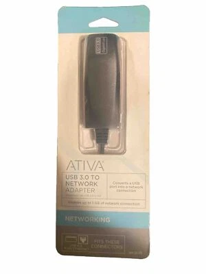Ativa USB 3.0 To Network Adapter 529-878 Converts USB Port To Network Connection - Image 1 of 2