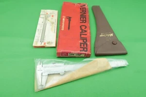 Mitutoyo 530-105 Vernier Caliper 0-6" 1/128 Scale .001" Vintage NOS Sealed Japan - Picture 1 of 6