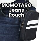 [NEW]Momotaro Jeans Denim Pouch Bag B-21 Kurashiki Going to Battle Made in JAPAN