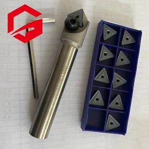 1pcs 45° indexable chamfering arbor TP45 C16-20-110 +10pcs TPKR1603 PDR inserts - Picture 1 of 4